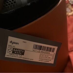 Dyson Hair Dryer with Stylish Tan Case